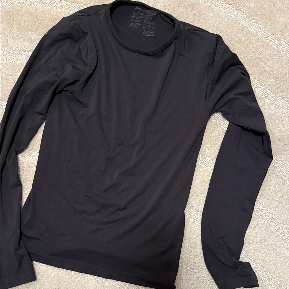Skims women Black Long Sleeve Shirt